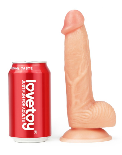 LoveToy - Ultra Soft Dude 8 - Фалоімітатор на присосці, 20х3.5 см - купити в Києві, Україні